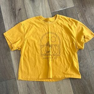 salty crew cropped t shirt